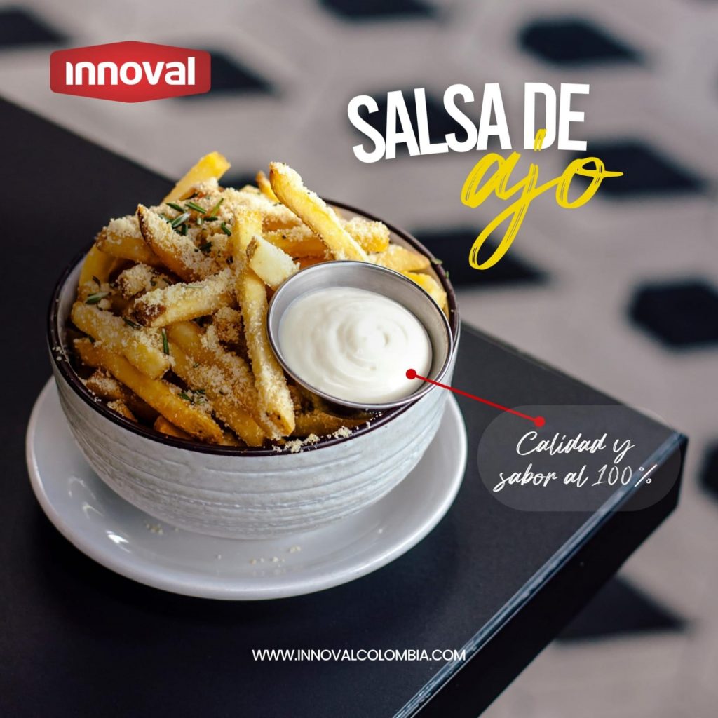 salsa de ajo innoval